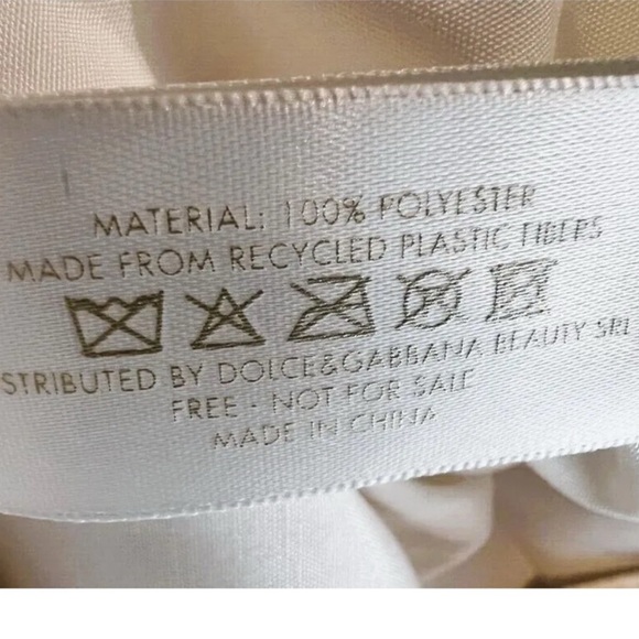 Dolce & Gabbana Devotion Cream Canvas Large Tote Bag Purse D&G Gold Heart Plaque - Picture 10 of 14